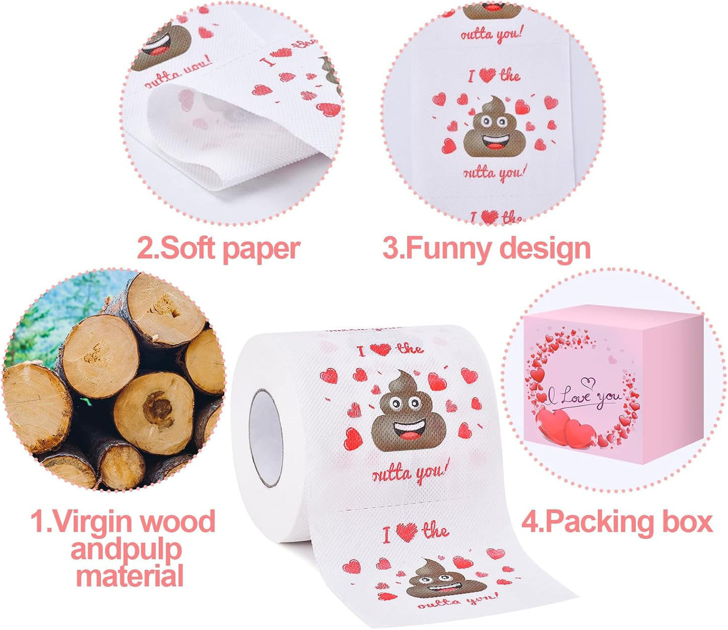 “I Love the Sh*t Outta You!” Toilet Paper