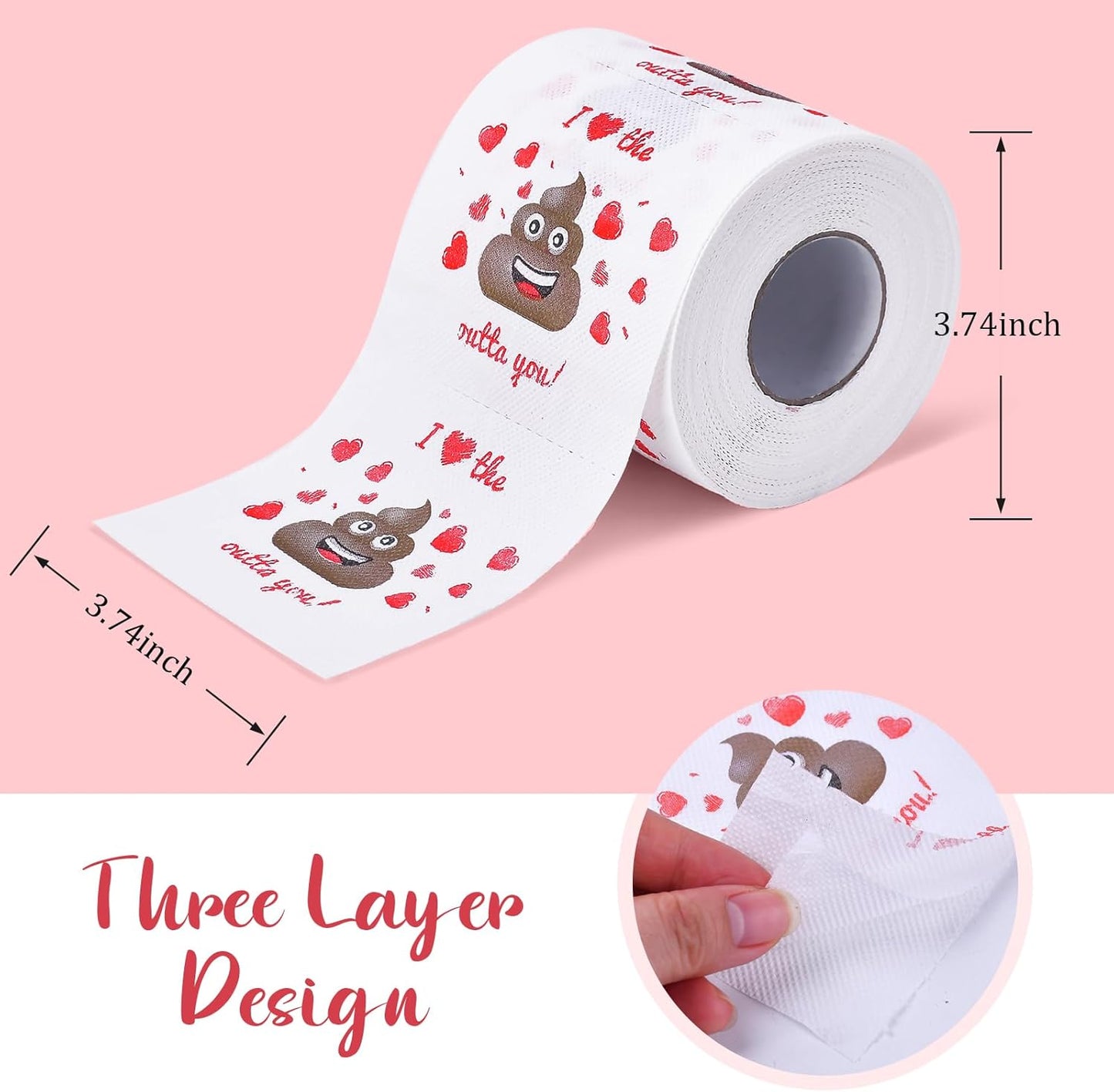 “I Love the Sh*t Outta You!” Toilet Paper