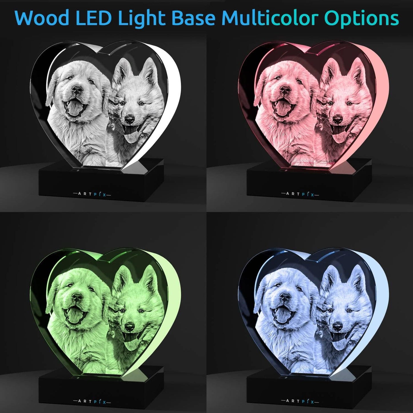 Personalized 3D Heart Crystal