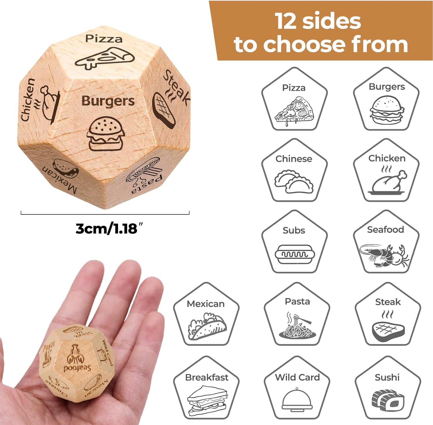 Food Decision Dice