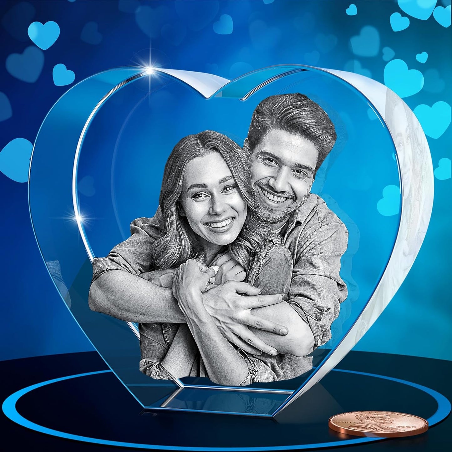 Personalized 3D Heart Crystal