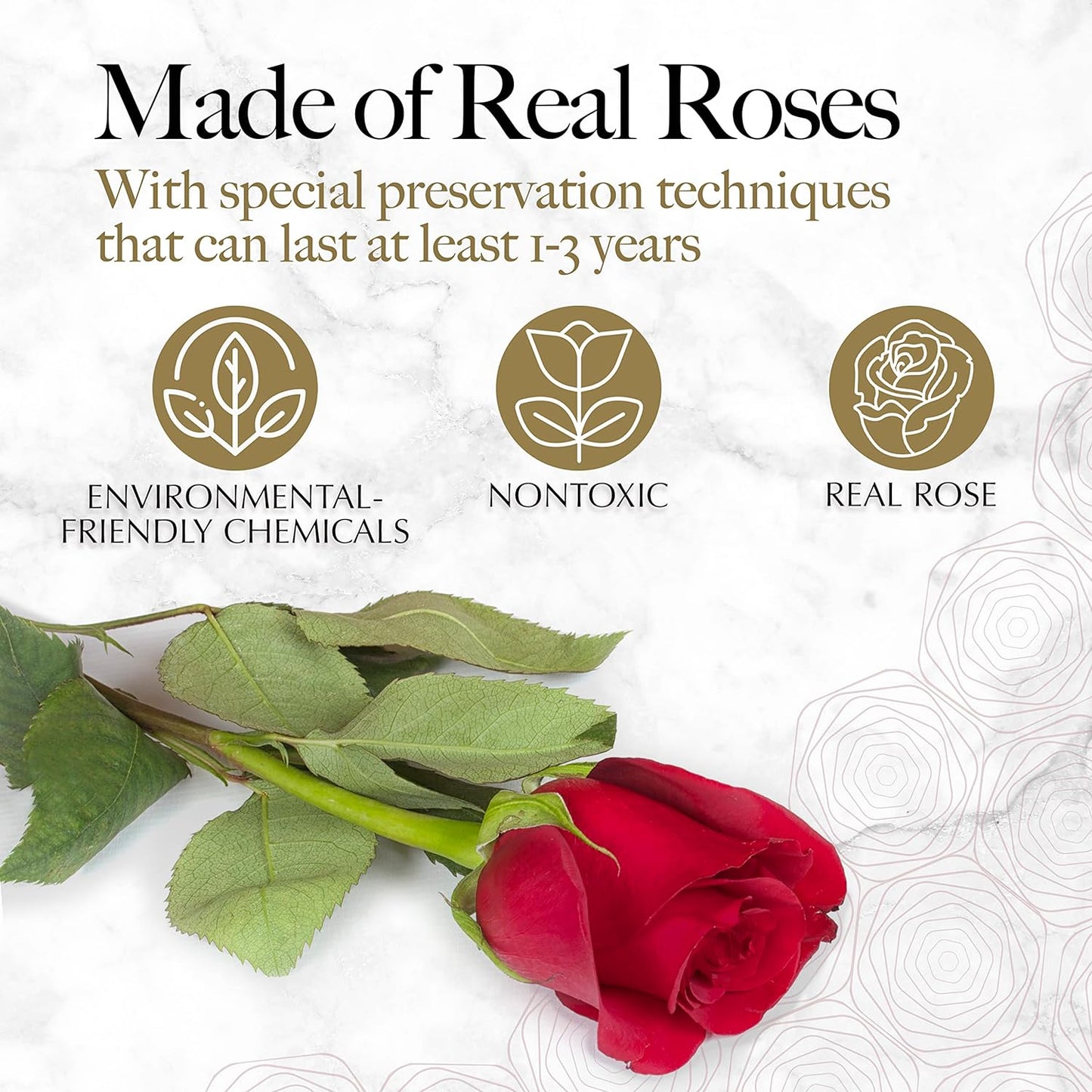 Roses in Heart Box