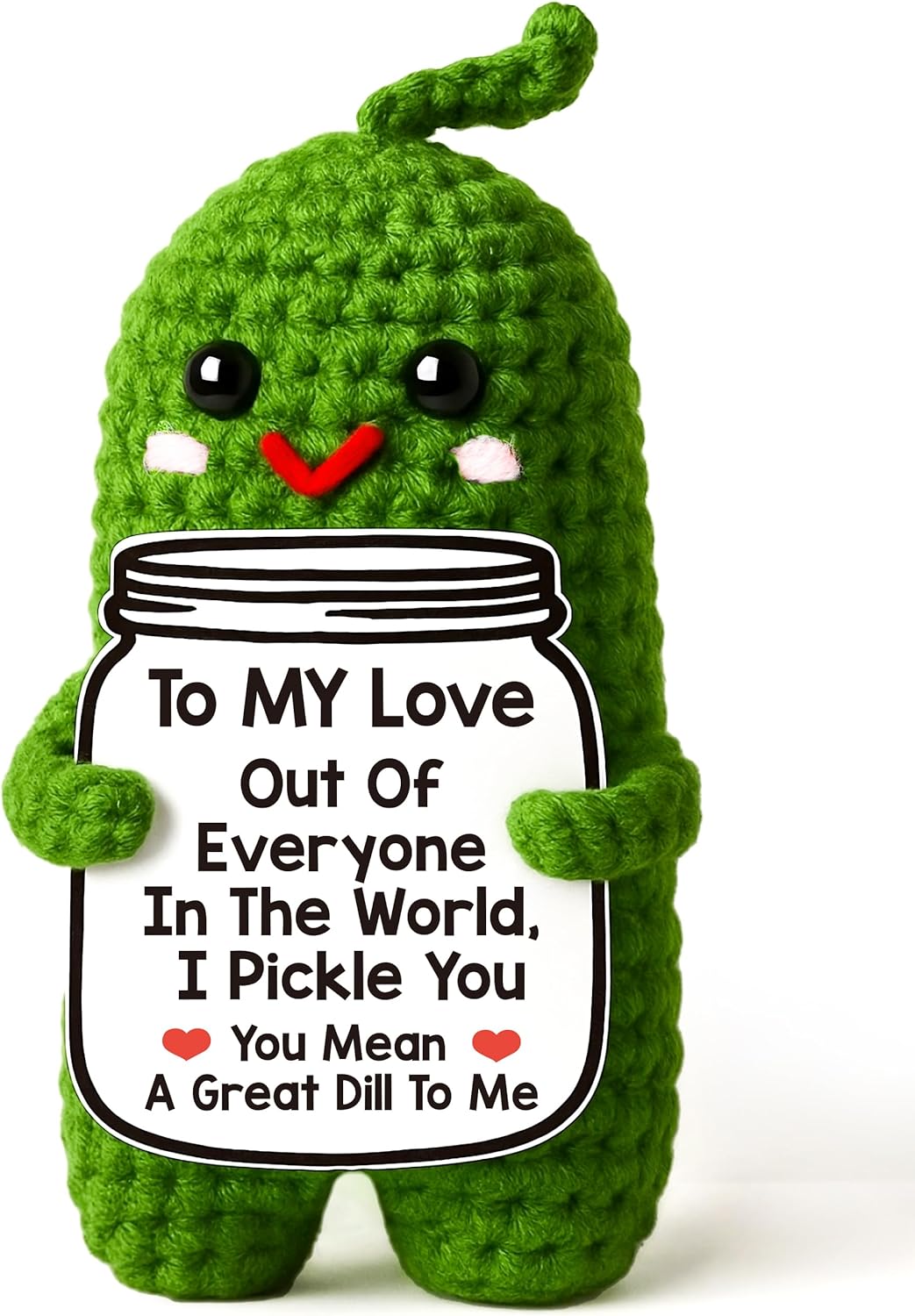 “I Pickle You” Crochet Pickle